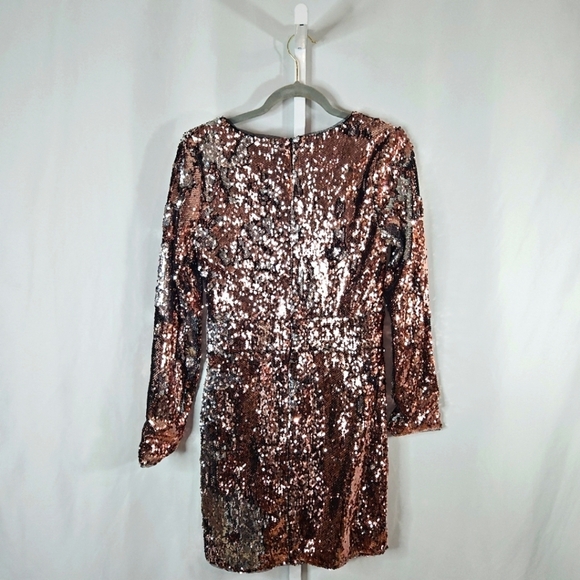 Lulus Sequins Mini Party Dress Size Large - Picture 6 of 7